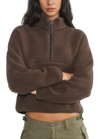 CloudFleece™ Cropped Quarter-Zip