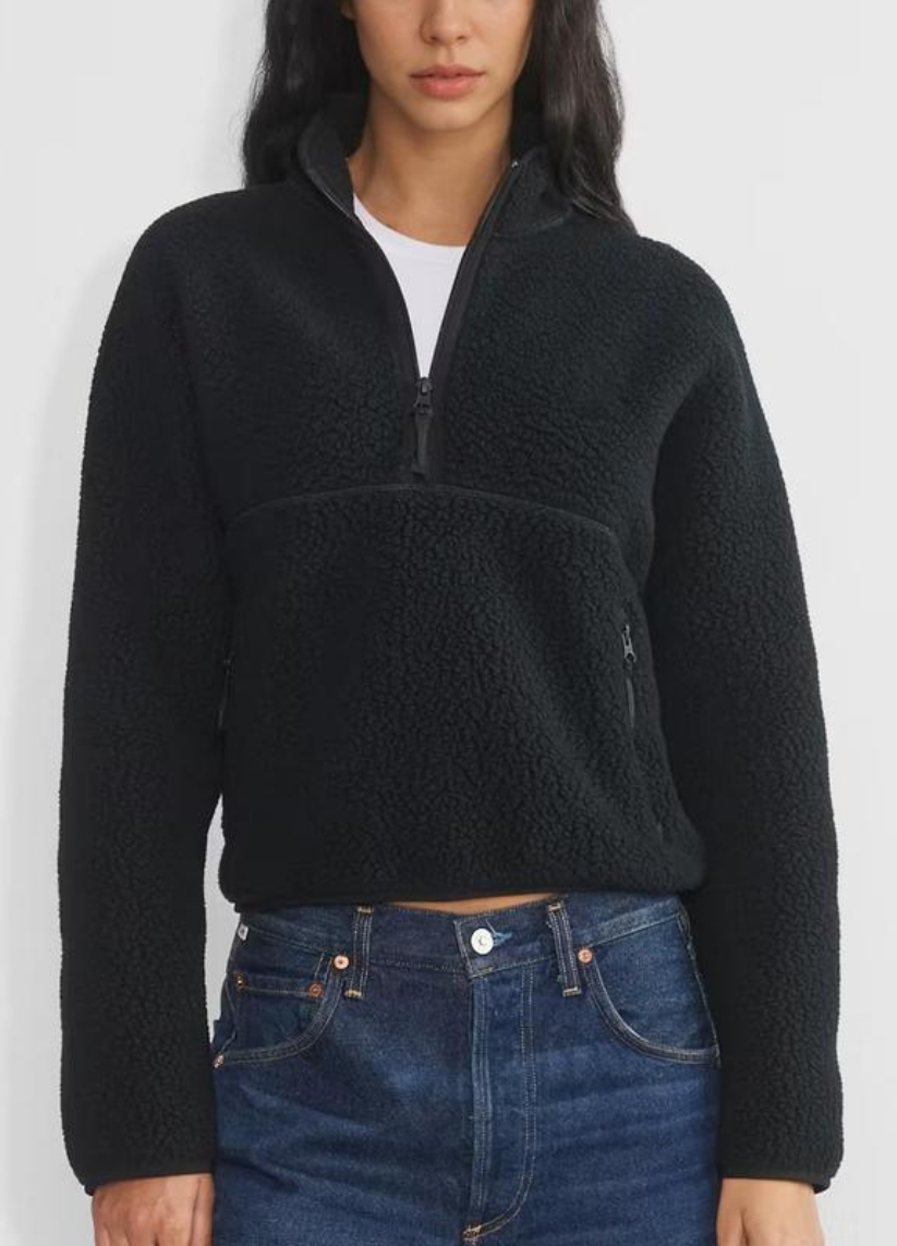 CloudFleece™ Cropped Quarter-Zip