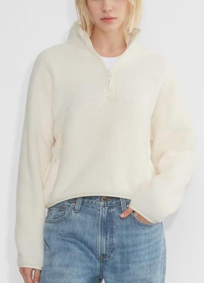 CloudFleece™ Cropped Quarter-Zip