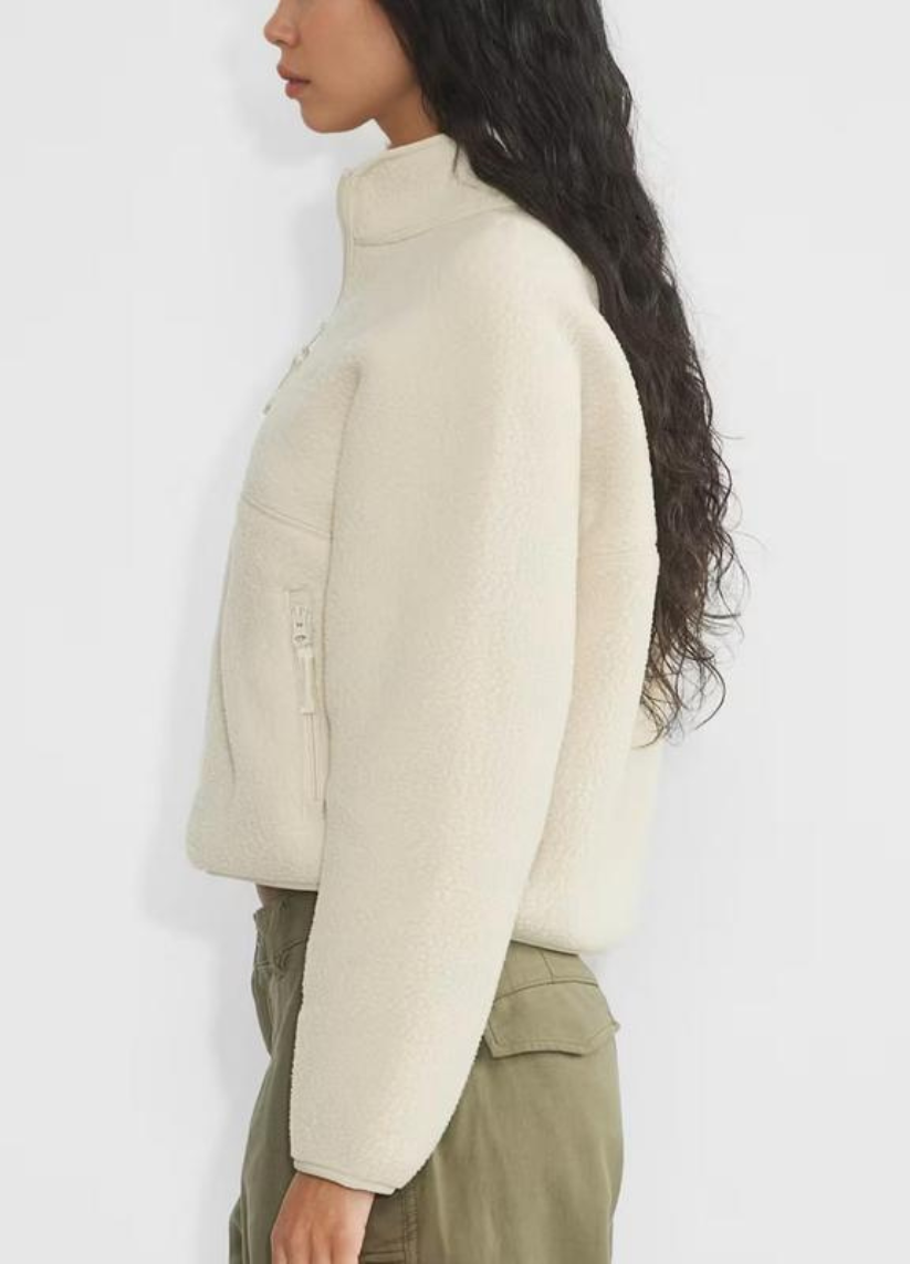 CloudFleece™ Cropped Quarter-Zip
