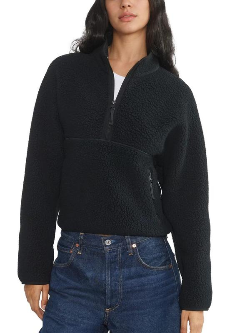 CloudFleece™ Cropped Quarter-Zip