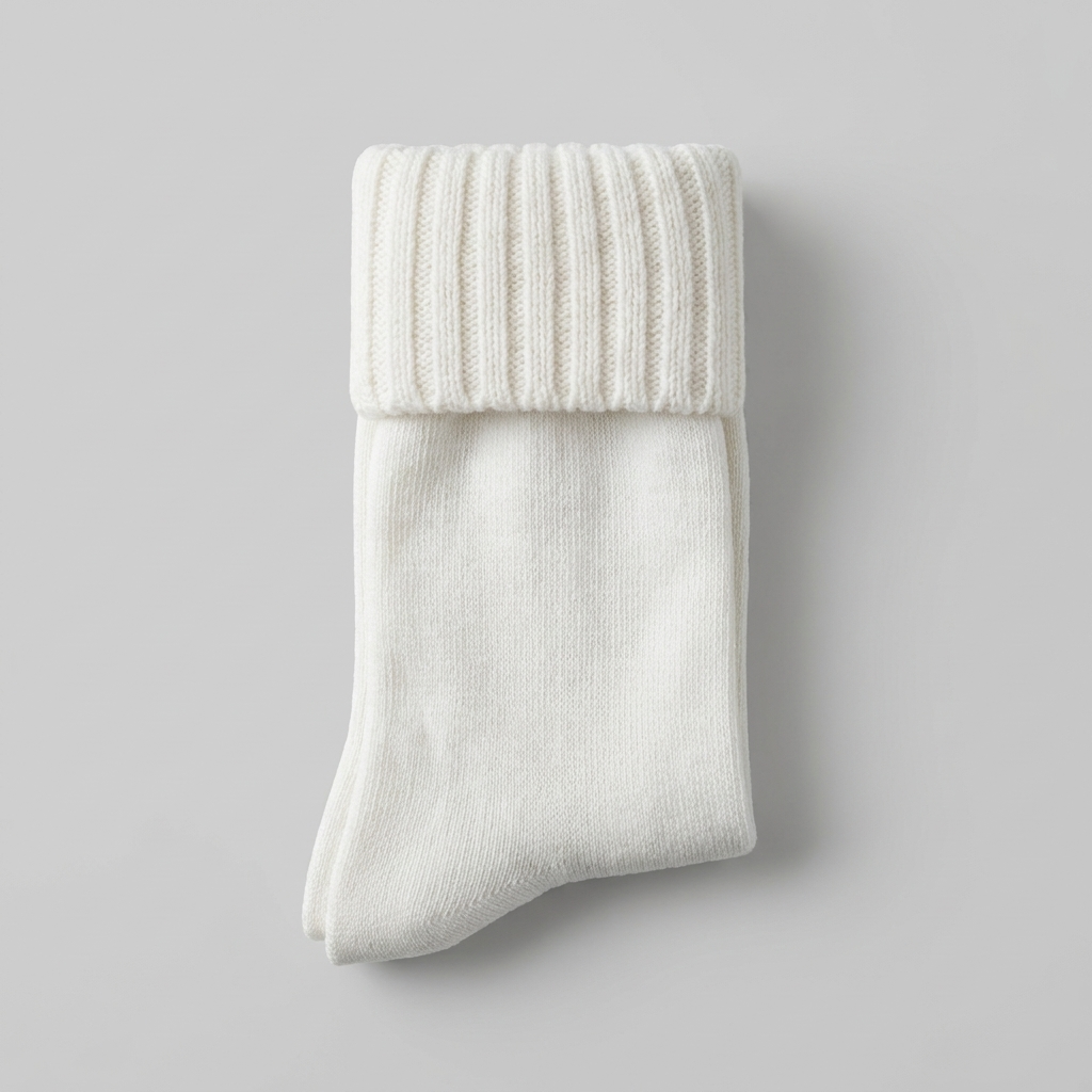 Ribbed Cuff Boot Socks