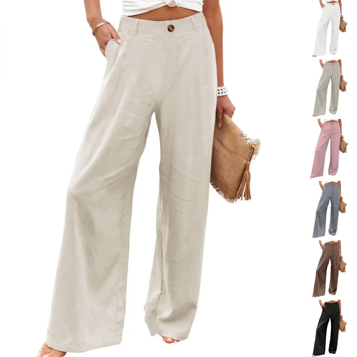 Coastline™ Linen-Blend Pants