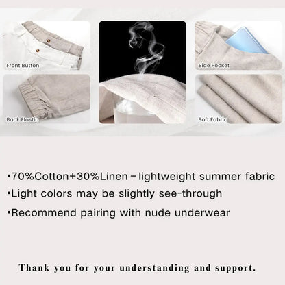 Coastline™ Linen-Blend Pants